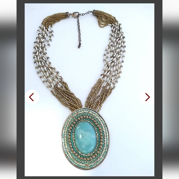 Chico's Beaded Necklace - Picture 2 of 4